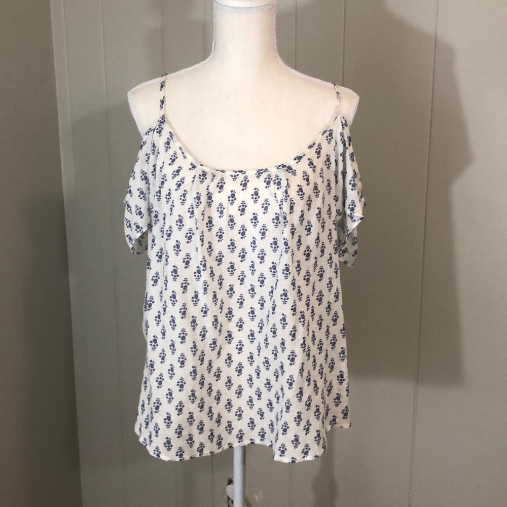 Boho Cold Shoulder Blouse!